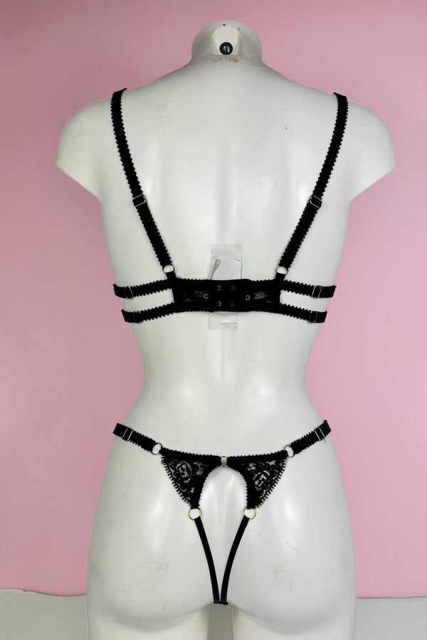 Paola Noir Thong SS1001003
