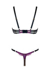 Tamara Purple Peep Bra