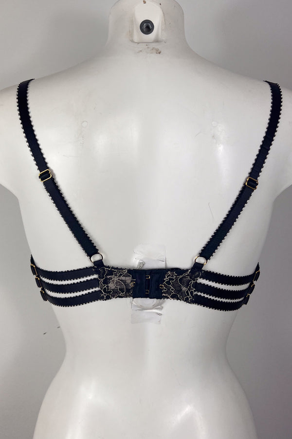 Black + White Lace Bra SS2802007