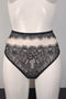 Melody Lace Peep High Waist Thong SS2802017