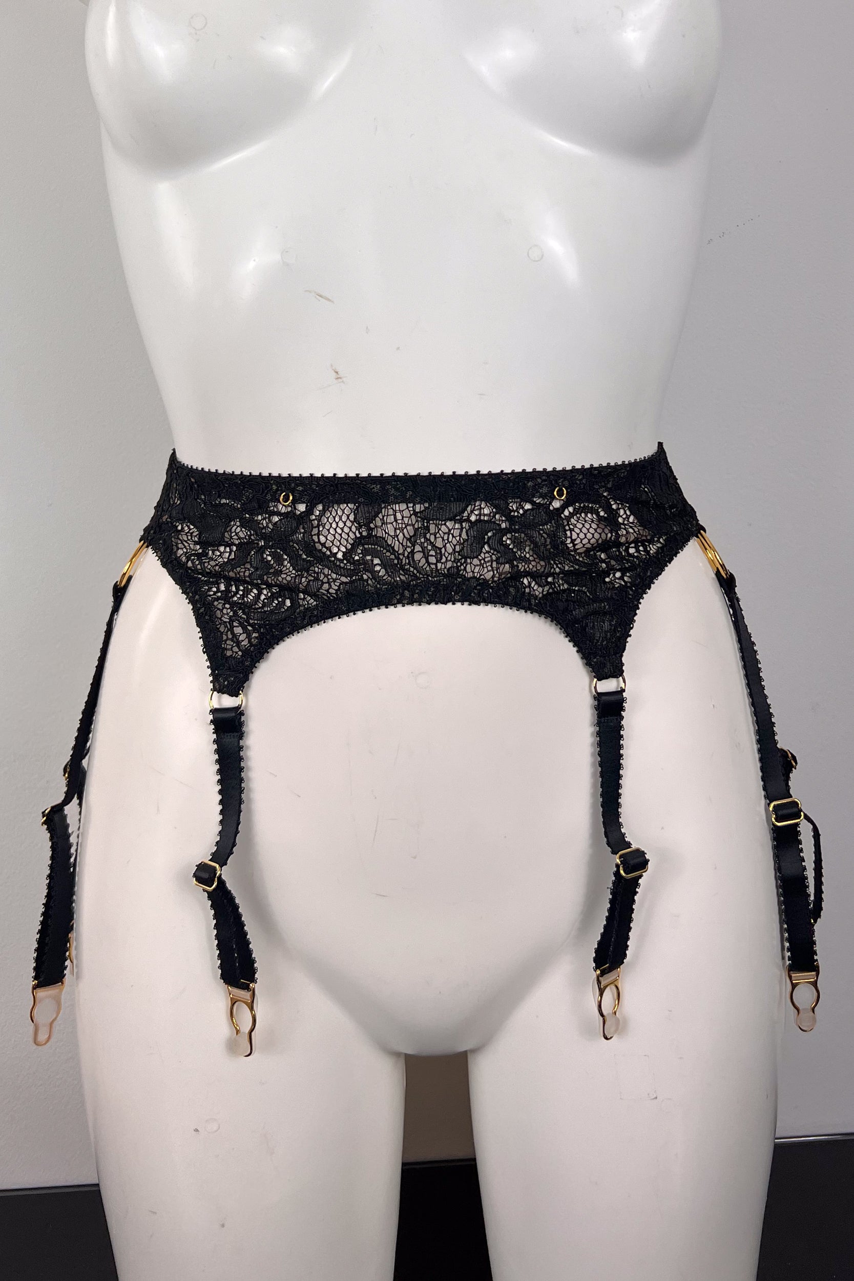 Corded Noir Suspender SS2802027