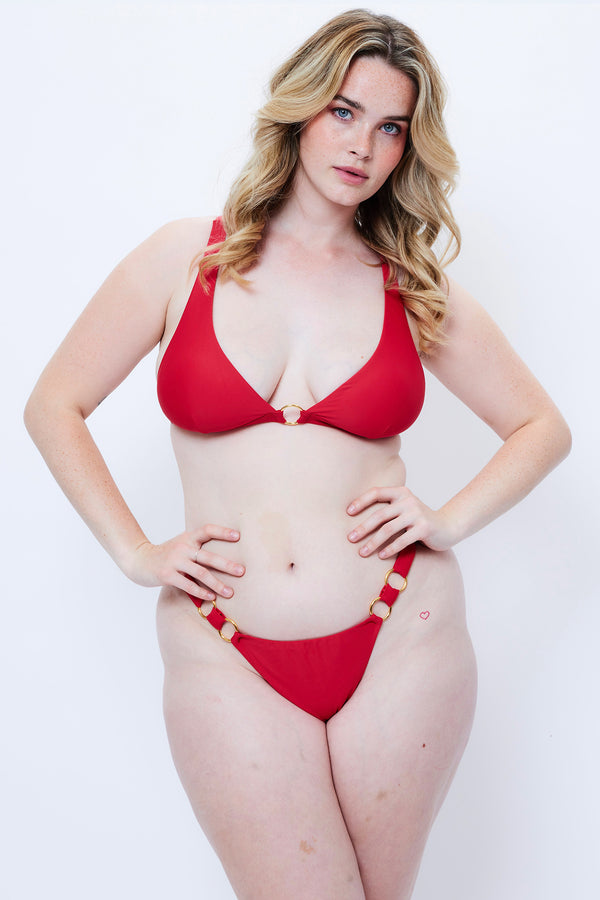 Angeli Rouge Bikini Top