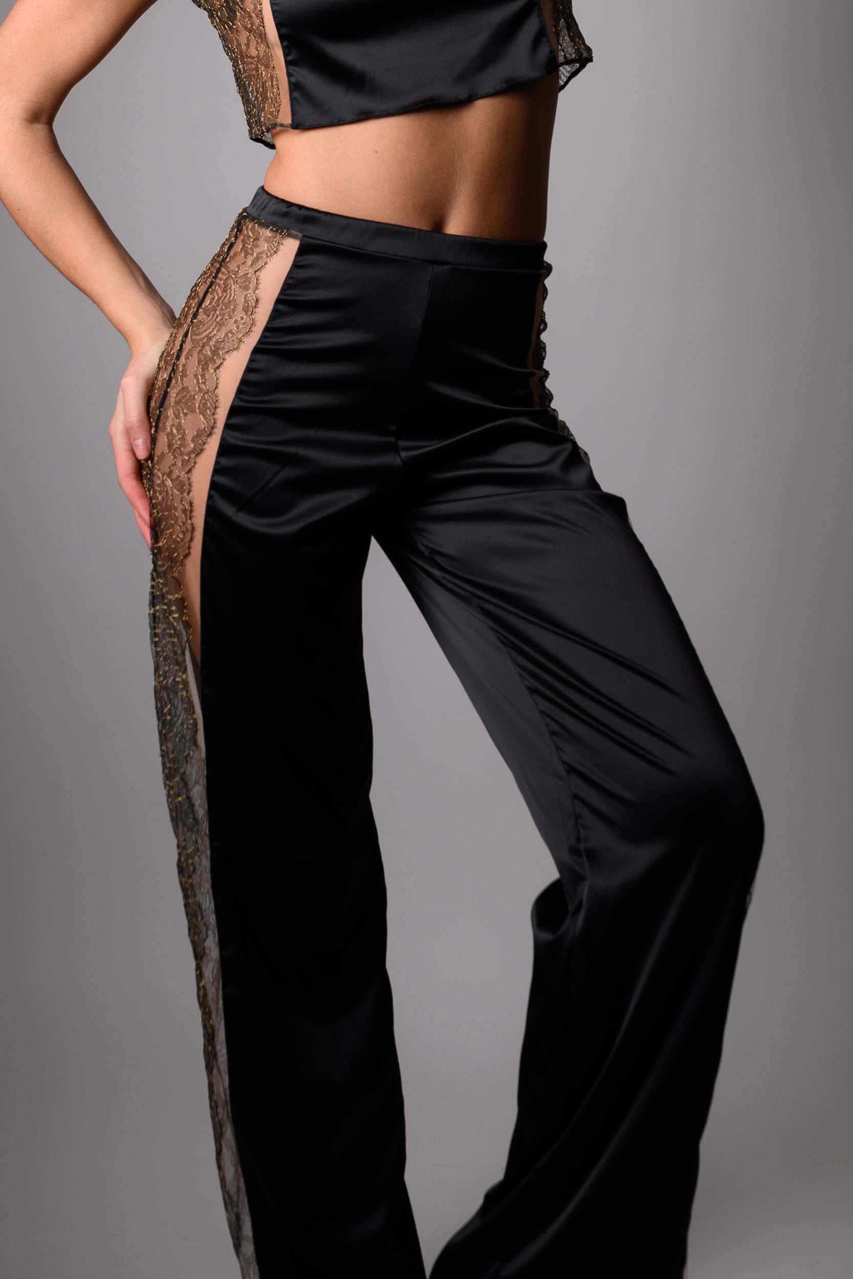 Becca Satin Trousers SS2802139