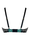 Tamara Turquoise Peep Bra
