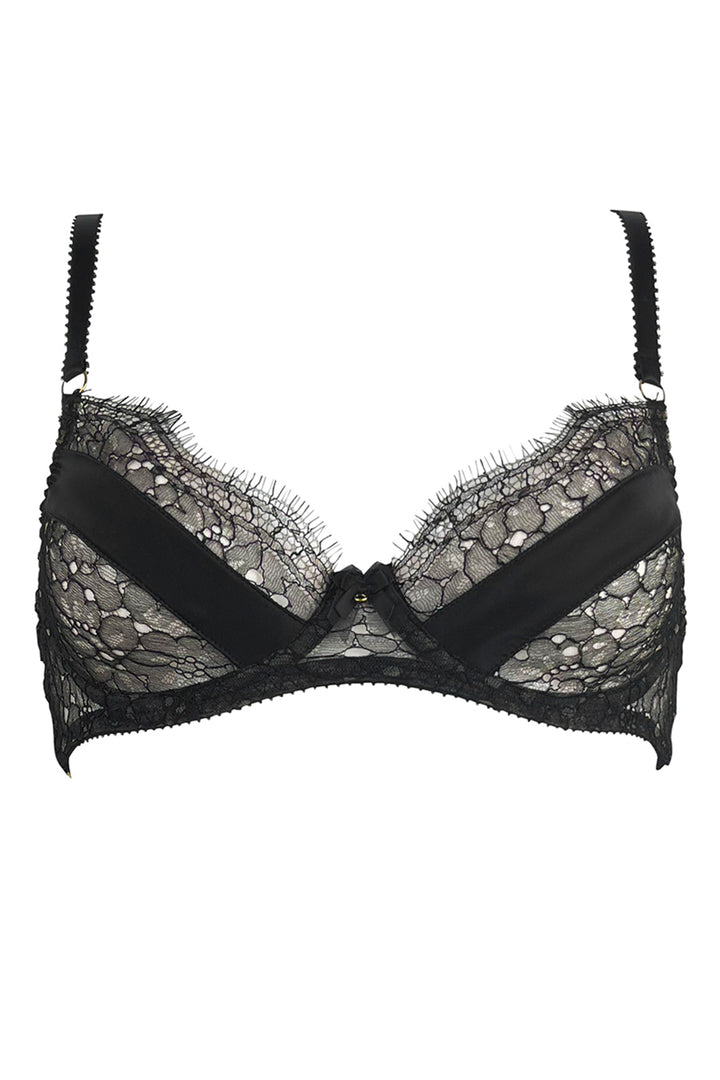 Lyvie Bra | Luxury Black Lace Lingerie | Designer Underwear + Gifts by ...