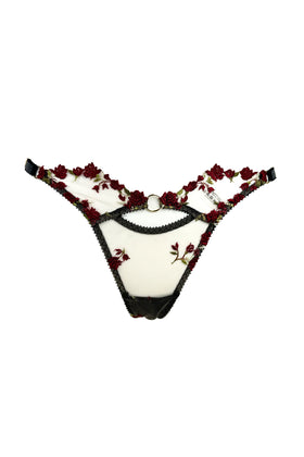 Charlotte Sustainable Scalloped Thong