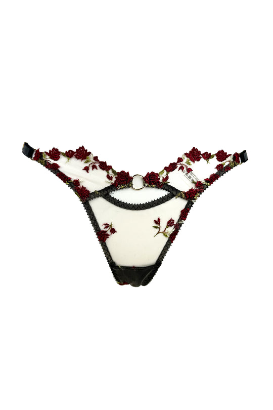 Charlotte Sustainable Scalloped Thong