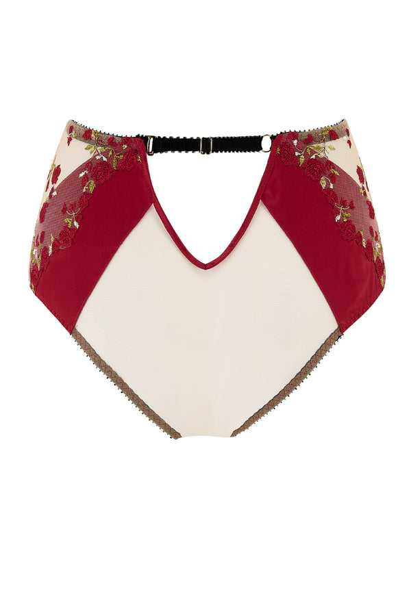 Charlotte Silk High Waist Brief