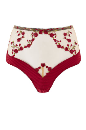Charlotte Silk High Waist Brief