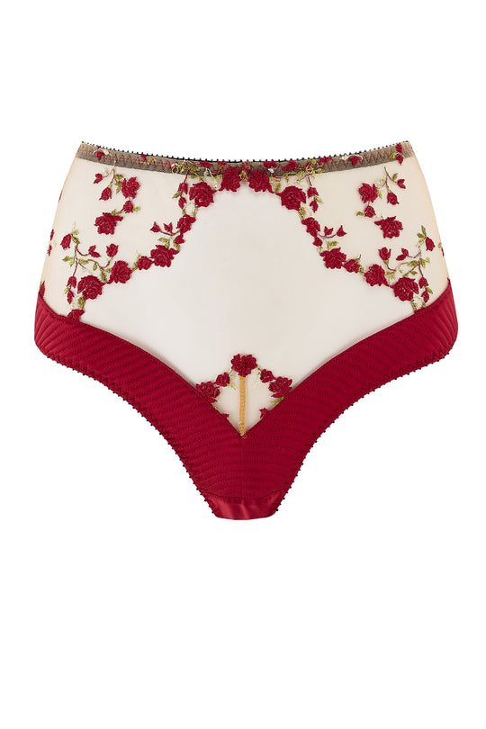 Charlotte Silk High Waist Brief