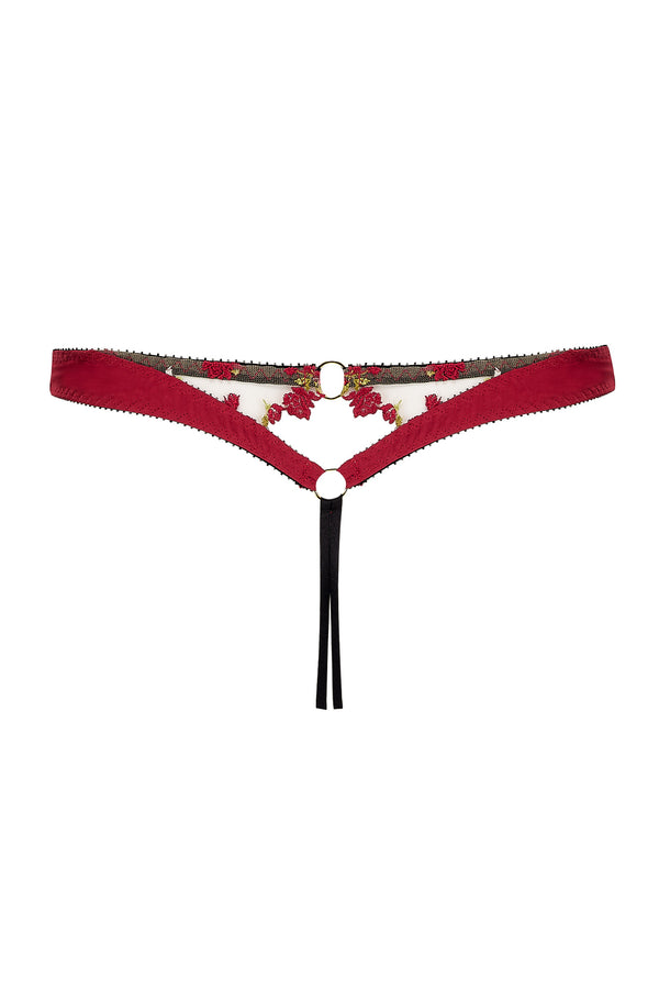 Charlotte Silk Thong
