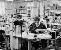 EOB Atelier team in the workshop
