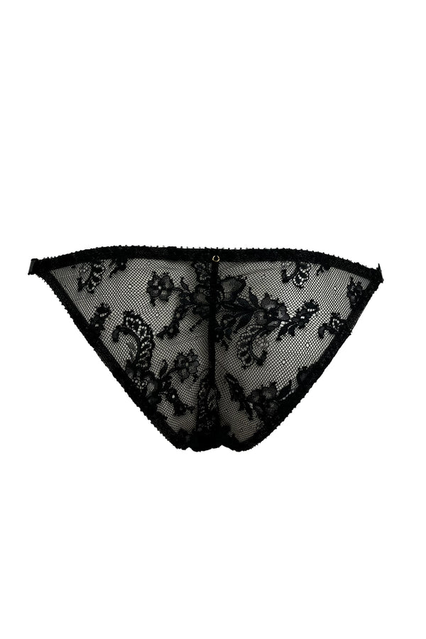 Noir Lace Brief