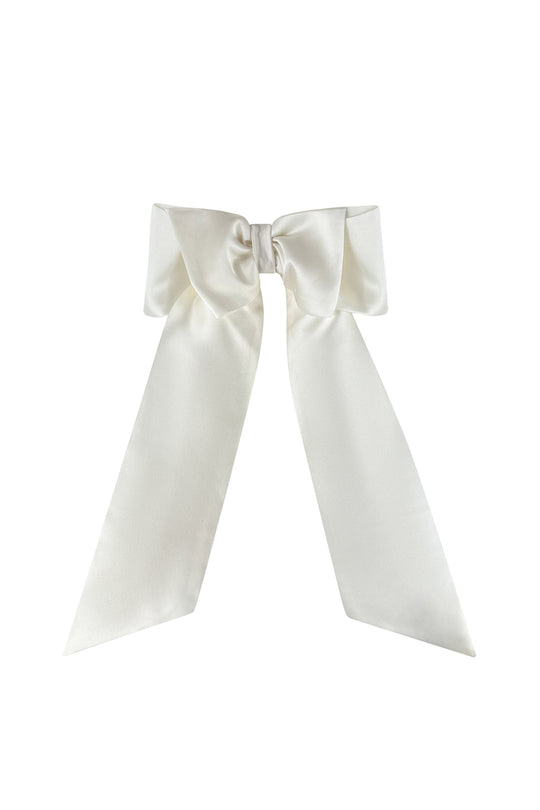 Bow Scrunchie Ivory
