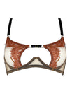 Tamara Terracotta Peep Bra