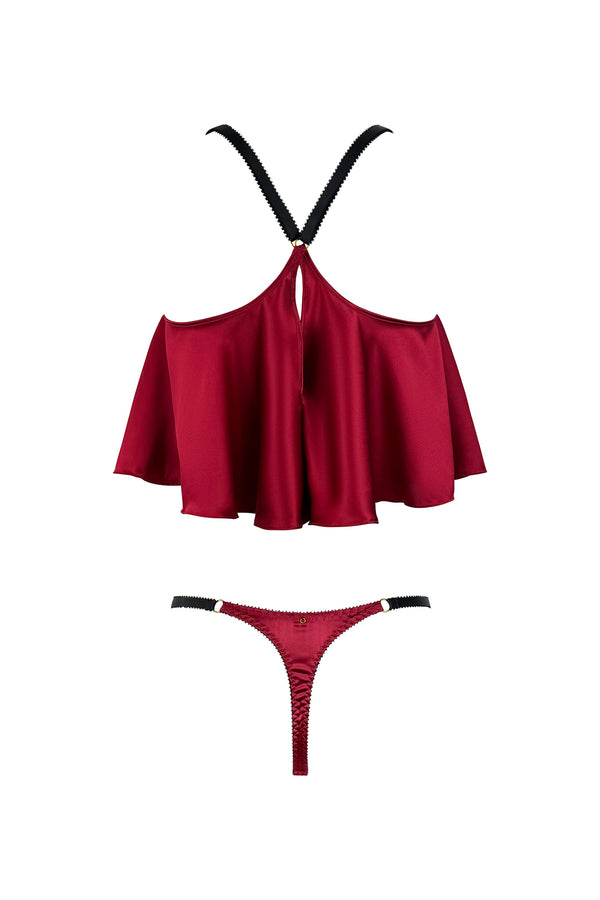 Rouge Silk Babydoll