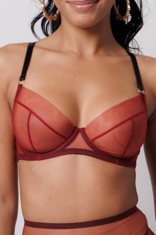 Marinette Red Bra SS8044