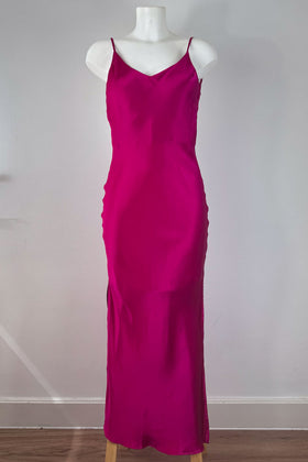 Fuchsia Silk Slip SS015108