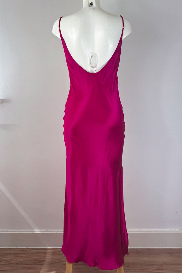 Fuchsia Silk Slip SS015108