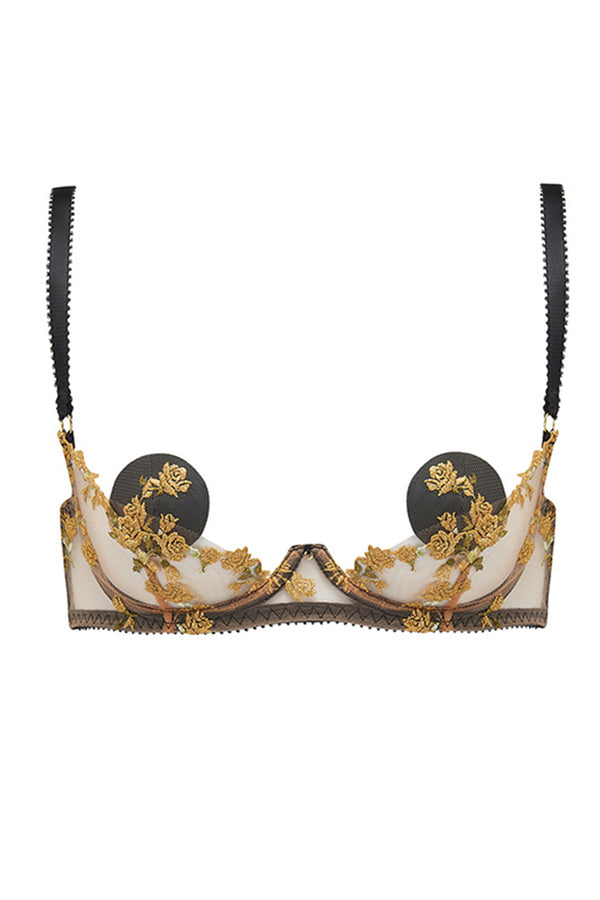 Charlotte en Or Quarter-Cup Bra by Edge o' Beyond