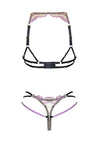 Abi Amethyst Argent Thong