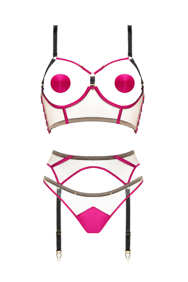 Barbie Fuchsia Cupless Bra