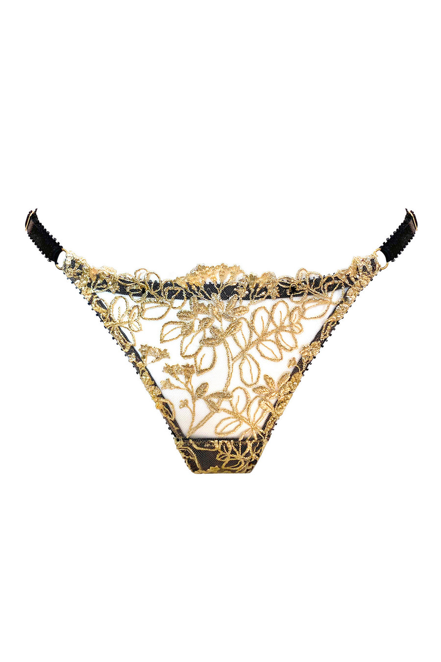 Carol Collection—Luxury Gold Lingerie Set by Edge o' Beyond, UK