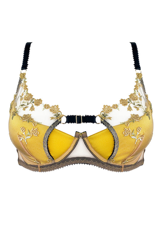 Charlotte Silk En Or Bra