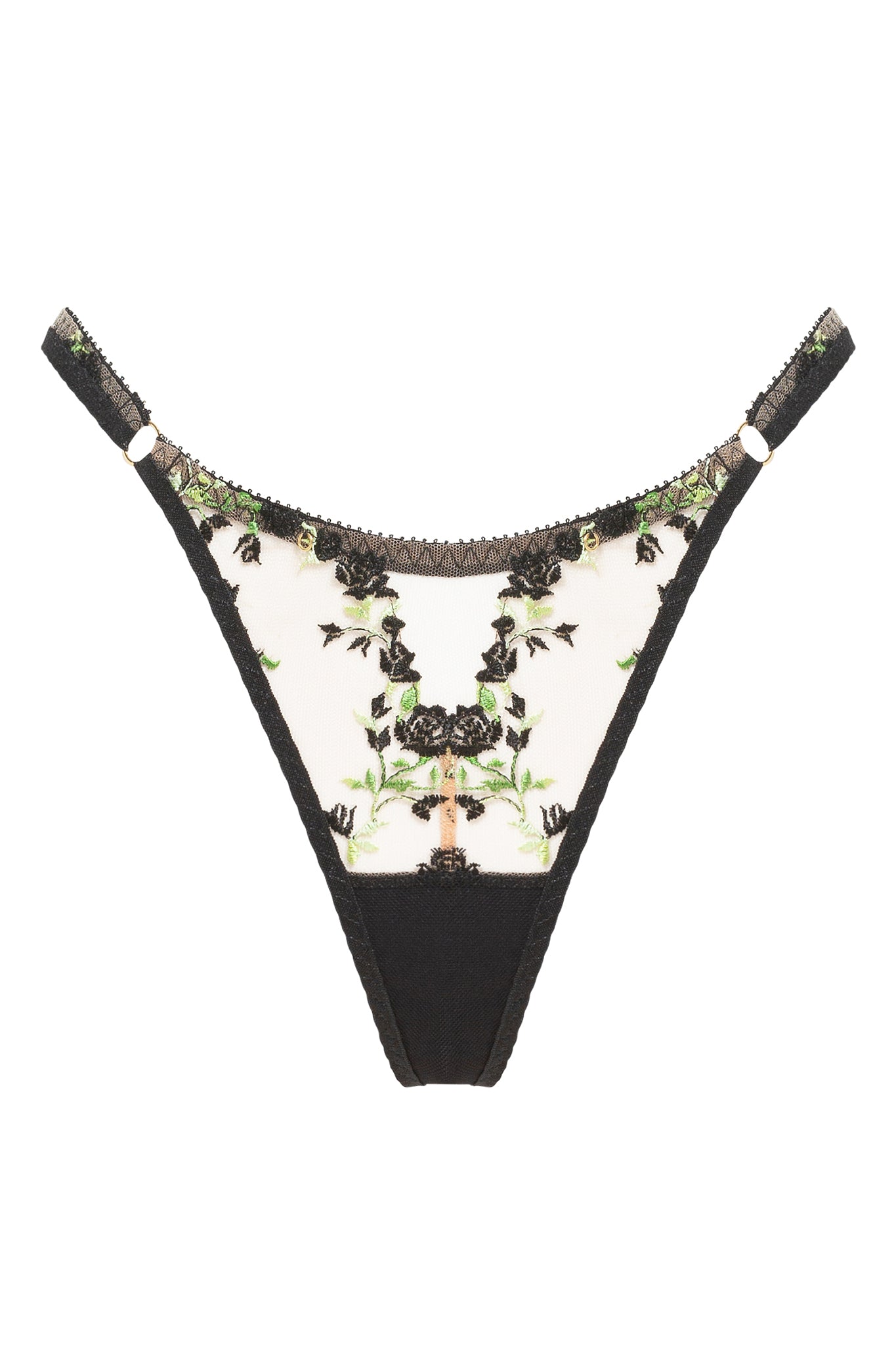 Charlotte Noir High Cut Brief SS09027001