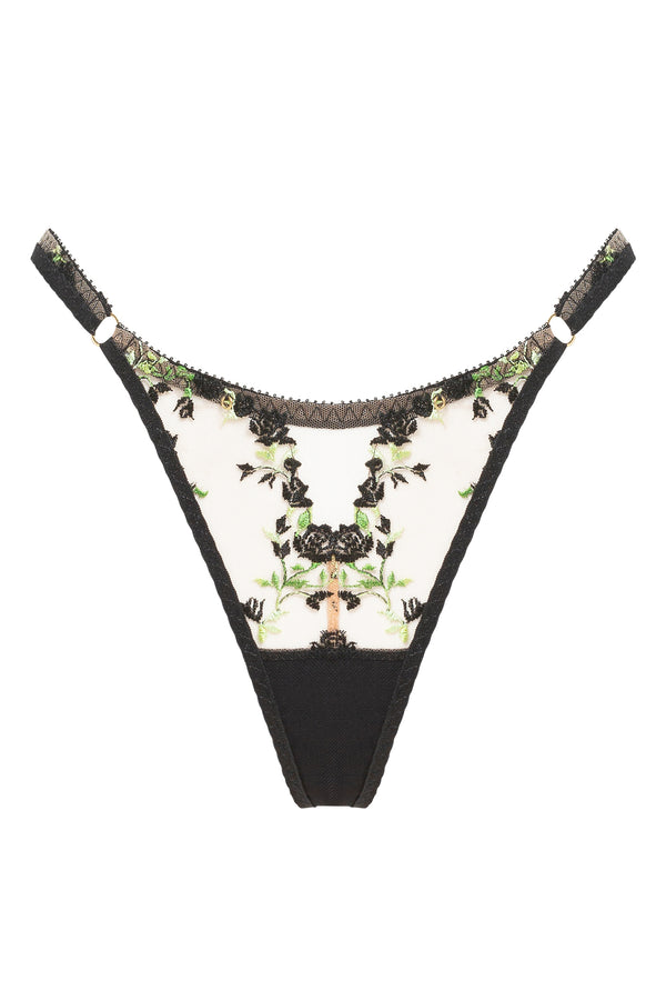 Charlotte Noir High Cut Brief