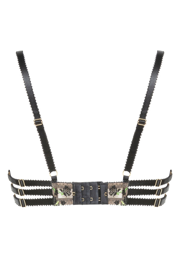 Charlotte Noir Quarter-Cup Bra