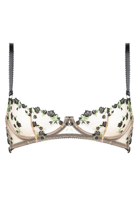 Charlotte Noir Quarter-Cup Bra