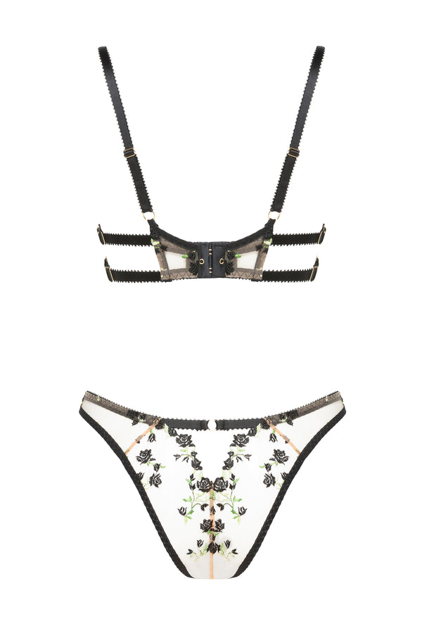 Charlotte Noir High Cut Brief