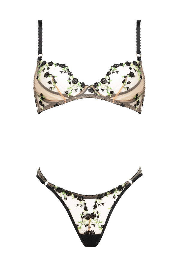 Charlotte Noir High Cut Brief