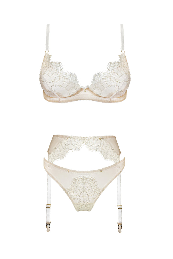 Evie Buttercream Suspender