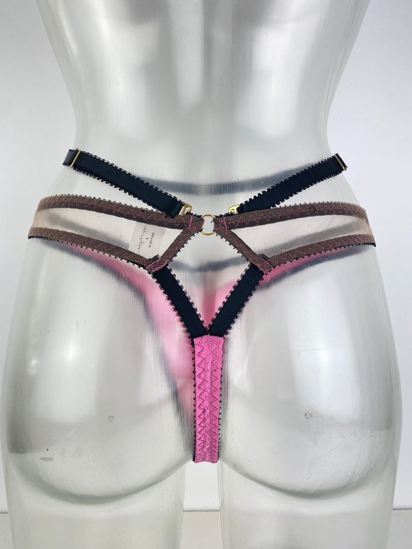 Floral Silk Thong SSS1128
