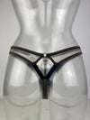 Charlotte Silk Noir Thong SS8084