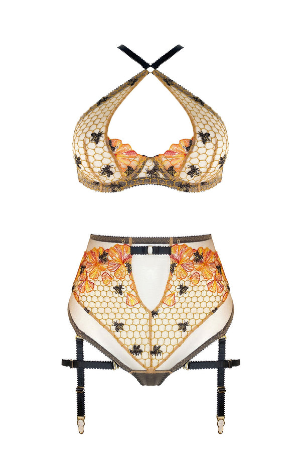 Sian High Neck Bra