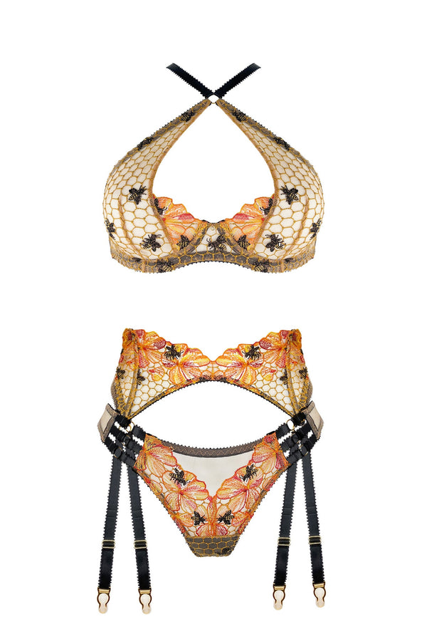 Sian High Neck Bra