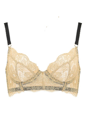 Edge o' Beyond Gold Ahlan Lace Bra 