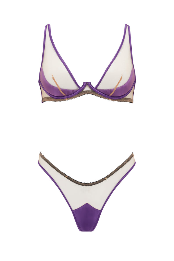 Barbie Amethyst High Cut Brief