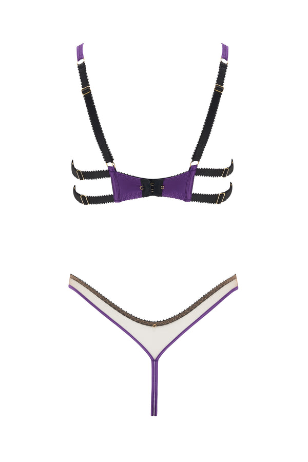 Barbie Amethyst High Cut Thong