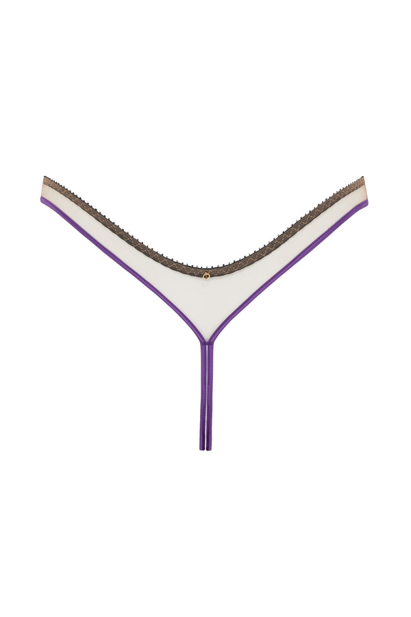 Barbie Amethyst High Cut Thong