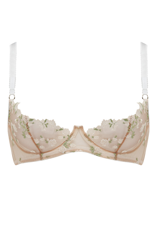 Charlotte Ivory Quarter-Cup Bra