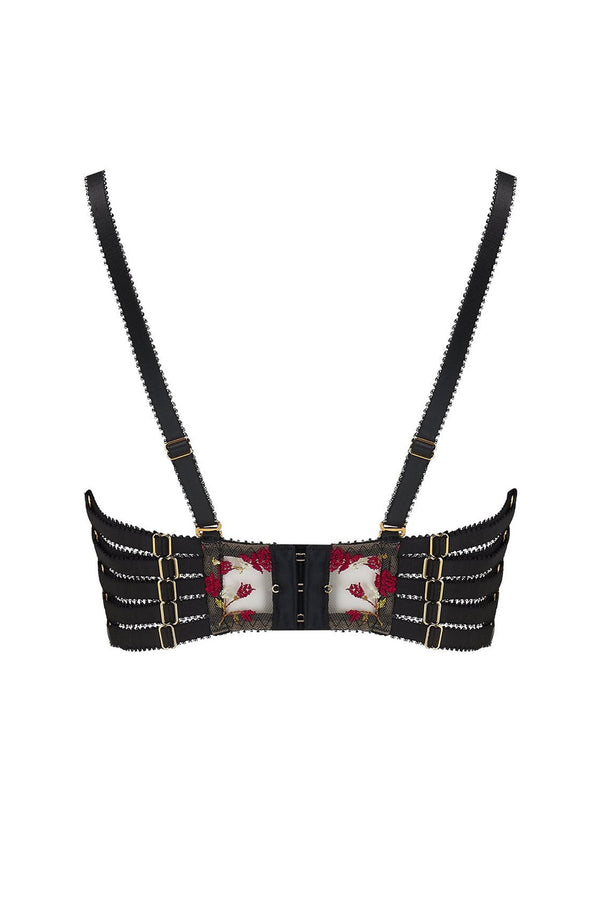 Charlotte Classic Rouge Cupless Bra by Edge o' Beyond