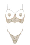 Charlotte Ivory High Cut Brief