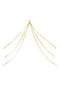 Edge o' Beyond Benjamin 18k Gold Plated Bra Chains for Lingerie