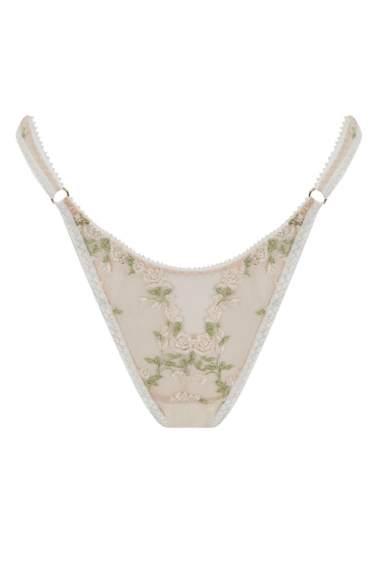 Charlotte Ivory High Cut Brief