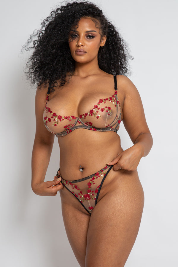 Edge o' Beyond Charlotte en Rouge Brilliant Bra