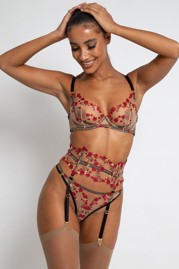 Edge o' Beyond Charlotte en Rouge Brilliant Bra